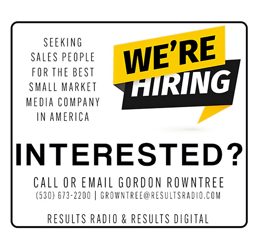 We Are Hiring
